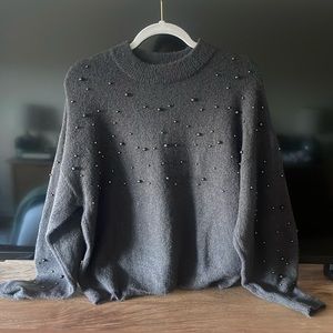 H&M Sweater with Pearls